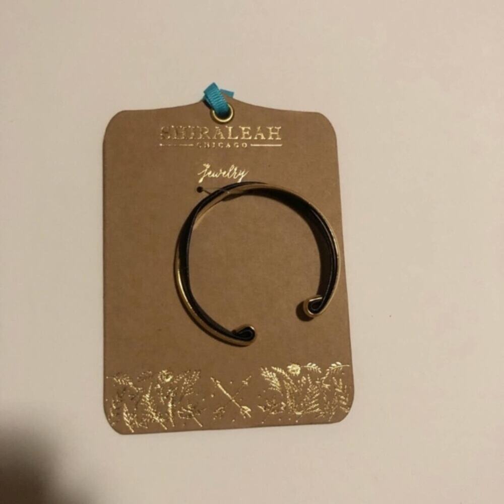 Shiraleah Chicago jewelry - Anthropologie - Verna Cuff bracelet in black NEW